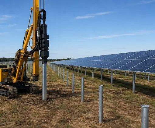 solar-piling